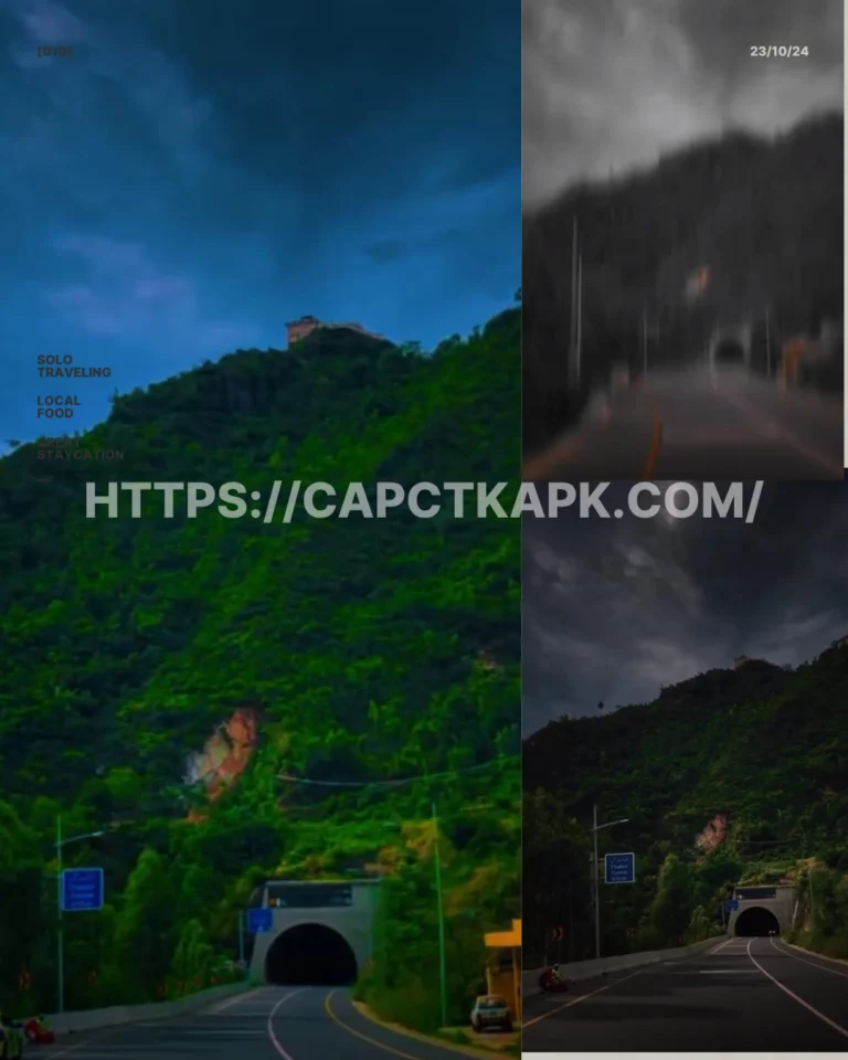 ICAL CapCut Template preview showing fast transitions and vibrant effects